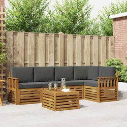 Versatile 6 Piece Sectional Sofa Set for Any Outdoor Setup