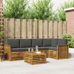 Versatile 6-Piece Outdoor Sofa Set Ideal for Any Garden