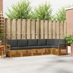 Practical 6-Piece Sectional Sofa for Outdoor Gatherings