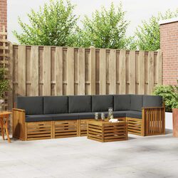 Versatile 7-Piece Sectional Sofa Set for Outdoor Use