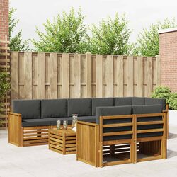 Practical 9-Piece Outdoor Sectional for Your Garden or Patio