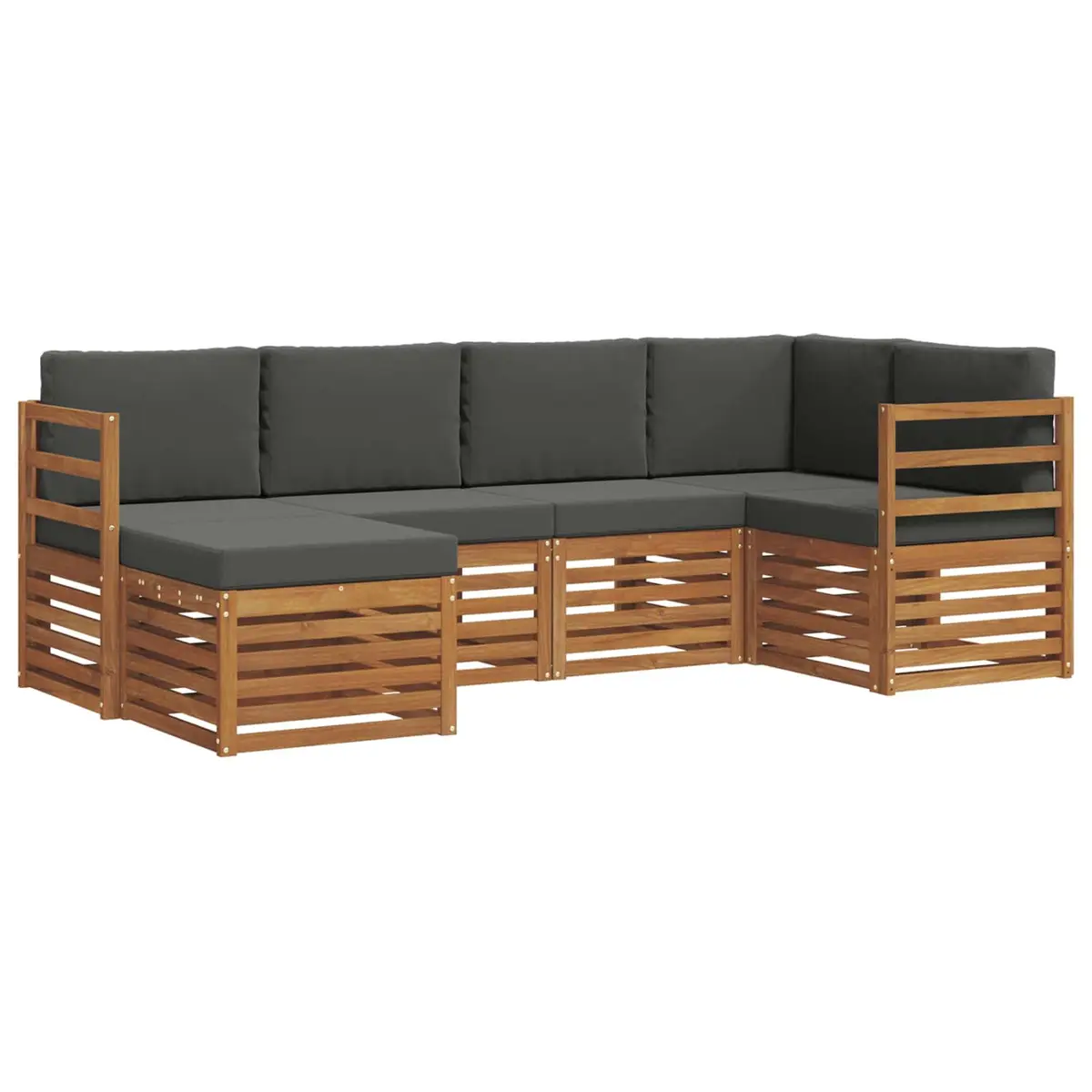 Outdoor 6-Piece Sectional Sofa Set