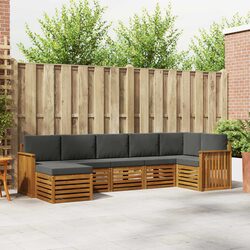 Practical 7-Piece Outdoor Sectional Sofa Set for Relaxation