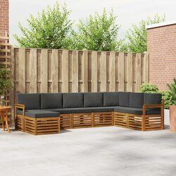 Perfectly Suited 8-Piece Outdoor Sofa Set for Your Home