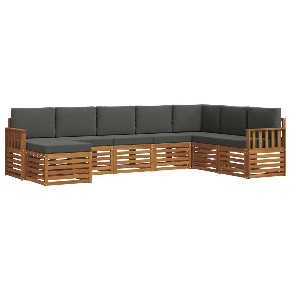 8-Piece Sofa Set for Garden and Deck Use
