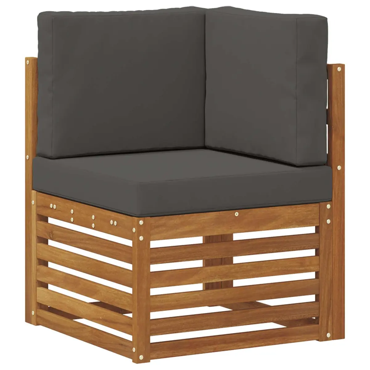 8-Piece Modular Lounge Set for Outdoor Use