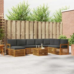 Practical 9-Piece Sofa Set for Your Outdoor Gathering Needs