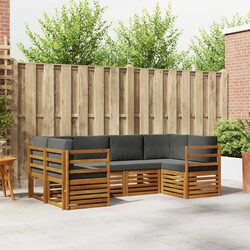 Ideal for Any Outdoor Gathering: 6-Piece Sofa Set