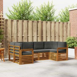 Practical 6-Piece Outdoor Sofa Set for Relaxation