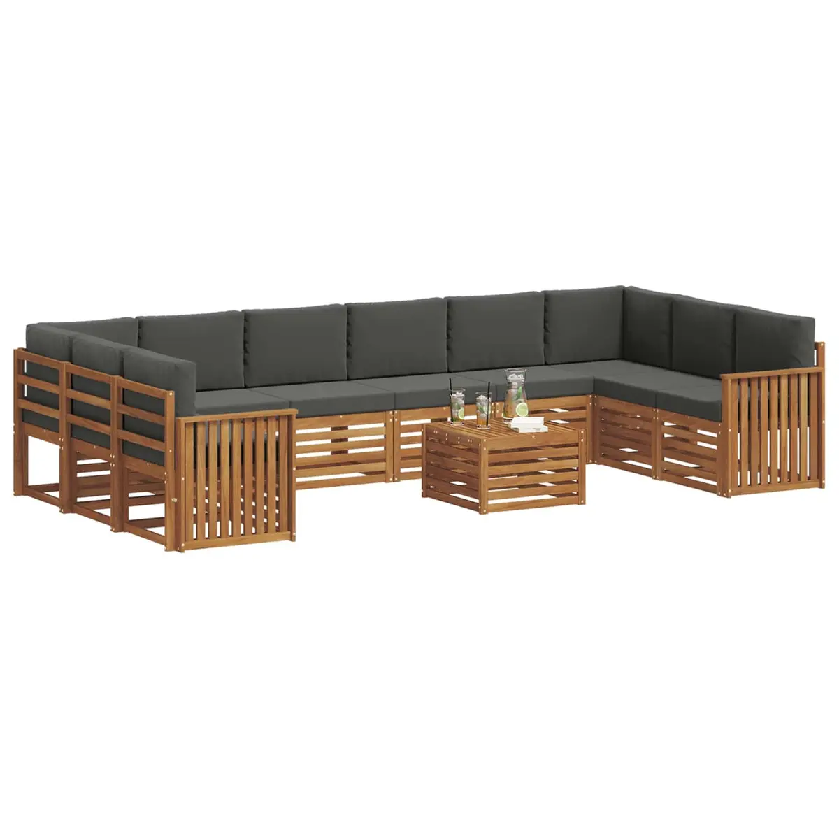 11 Piece Outdoor Sofa Set for Various Uses