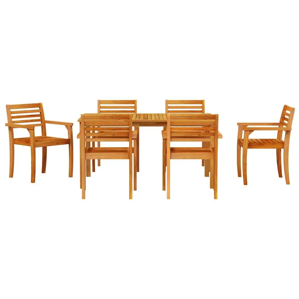 7-Piece Garden Dining Set for Outdoor Use