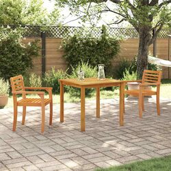 Outdoor 3-Piece Dining Set for Gardens and Terraces