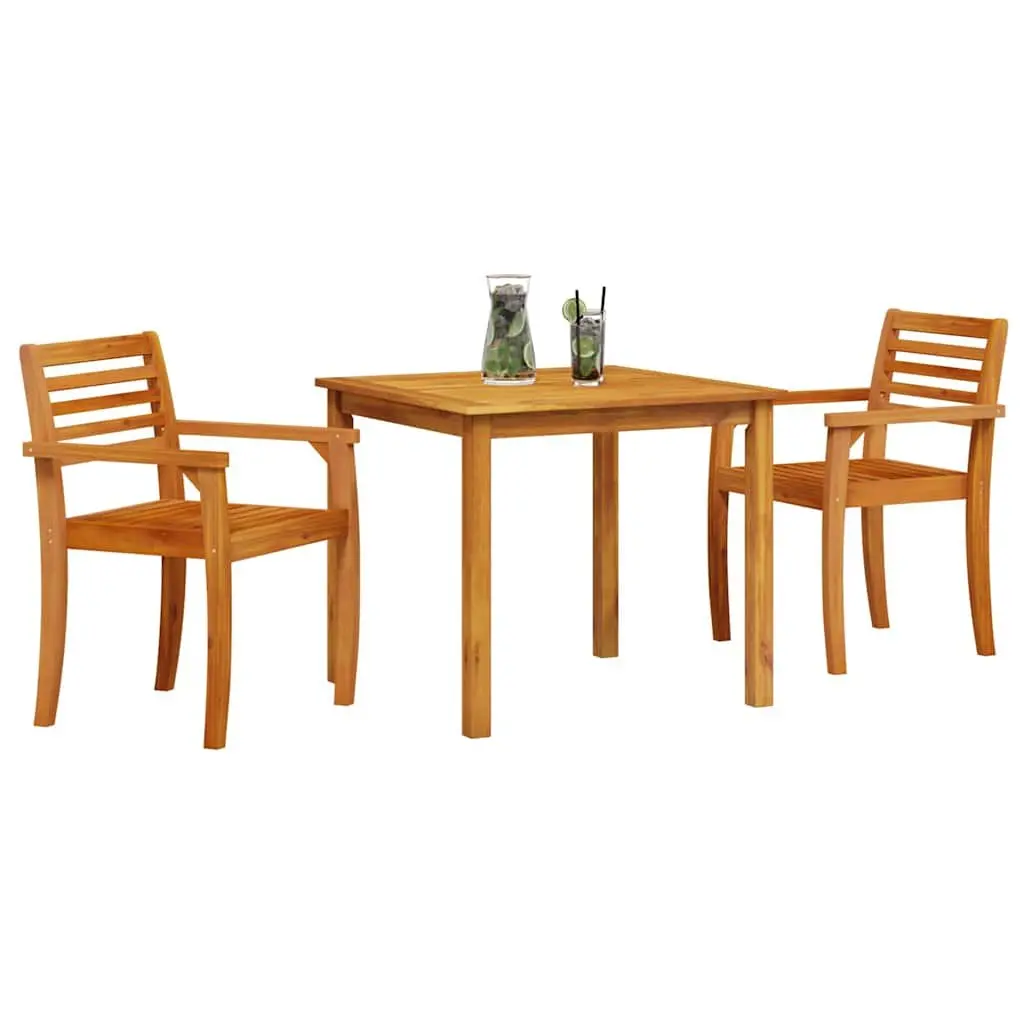 Outdoor 3-Piece Dining Set for Gardens and Terraces