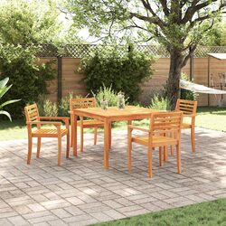 Functional 5-Piece Dining Set for Your Outdoor Areas