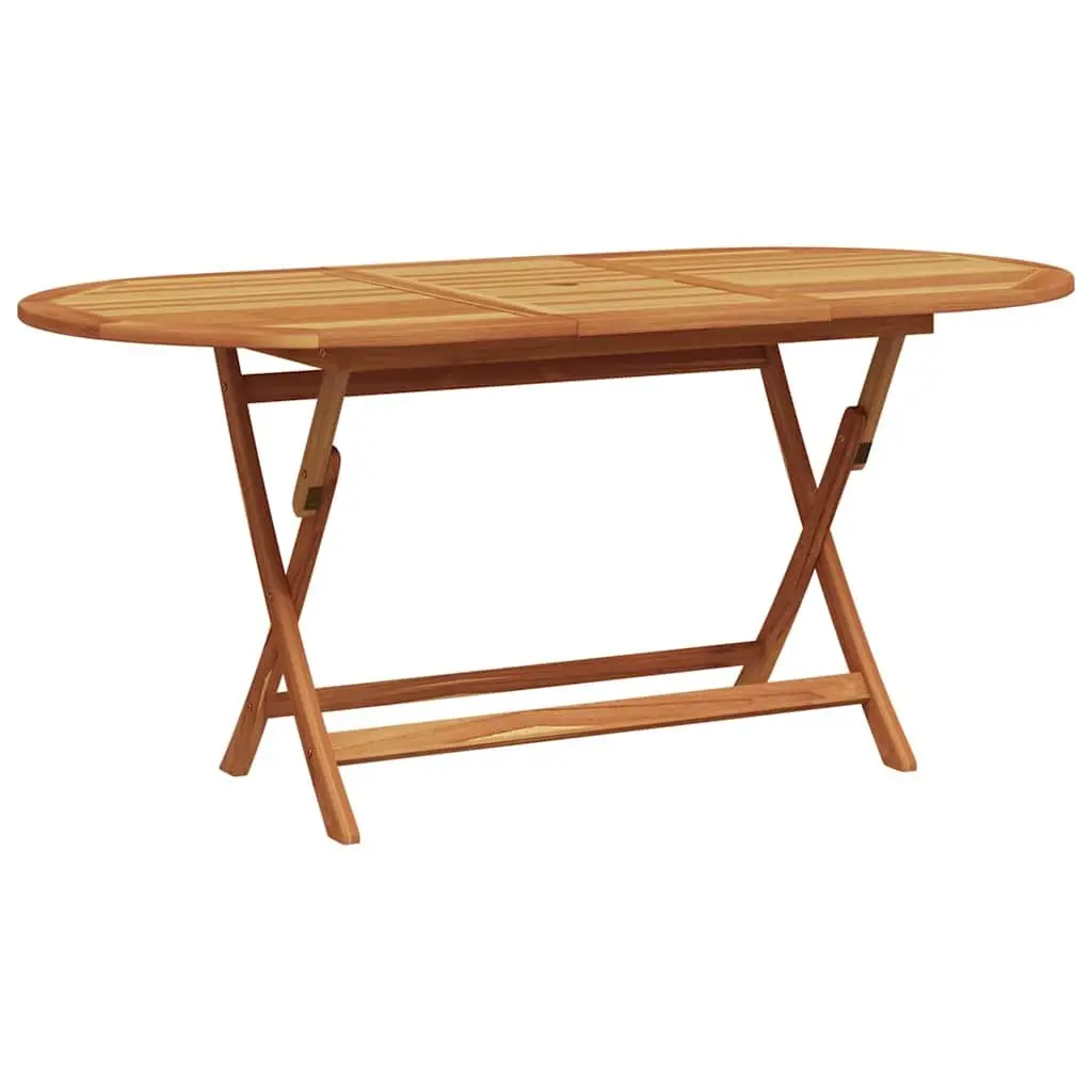 Garden Dining Set Folding 5 Piece Acacia Wood Grey