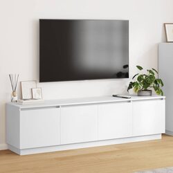 Functional LED TV Cabinet for Living Rooms 180x38x49cm