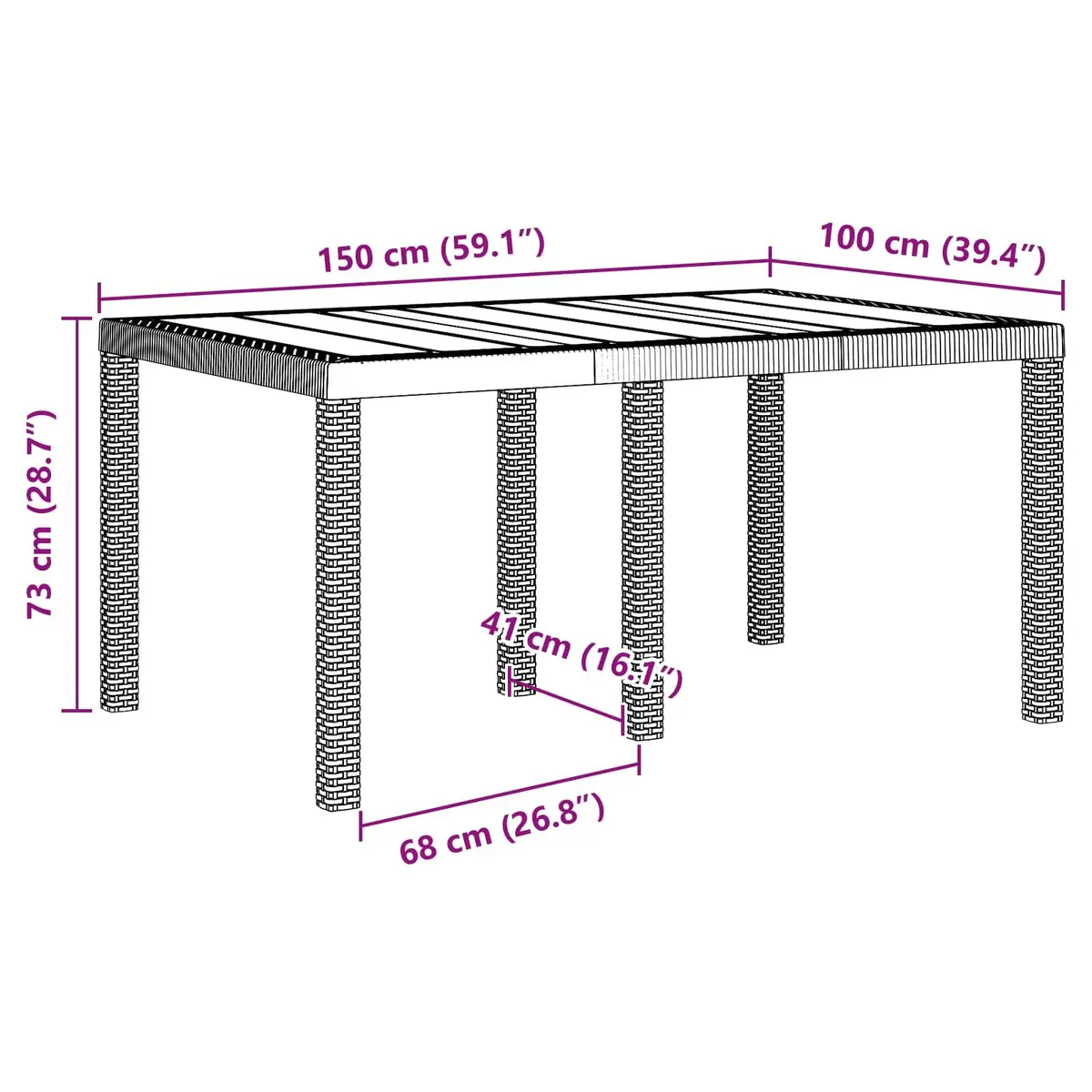 7-Piece Dining Set for Outdoor Entertainment