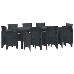 Practical 9-Piece Dining Set for Outdoor Gatherings