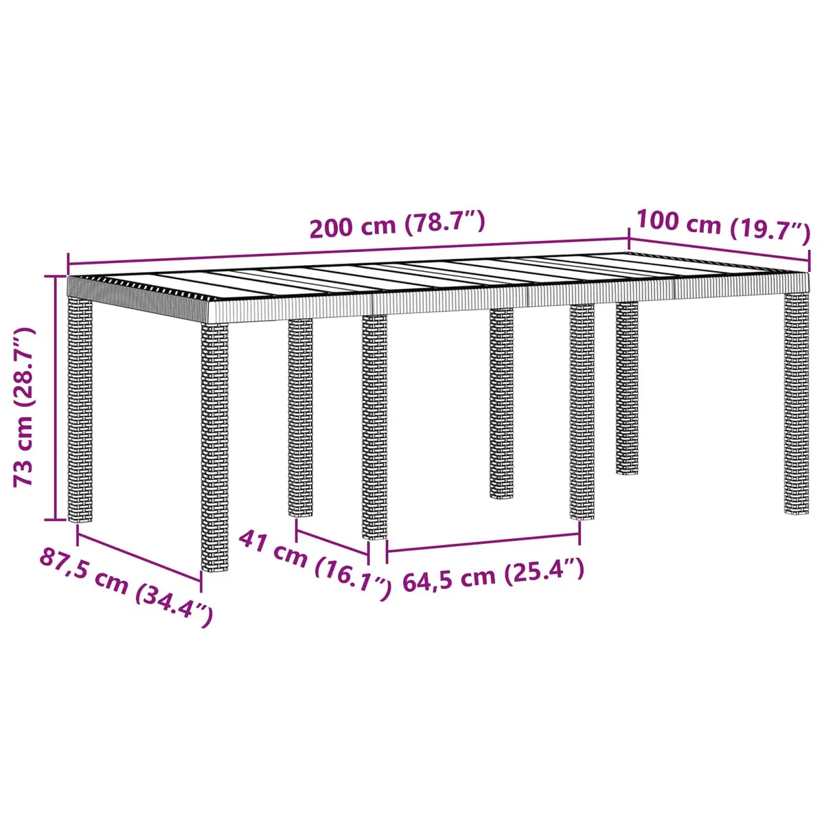 Garden Dining Set 9 Pieces Outdoor Table Chairs Anthracite Patio Furniture