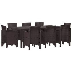 Practical 9-Piece Outdoor Dining Set for Your Home
