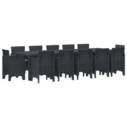 Ideal 13-Piece Dining Set for Gardens and Patios