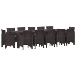 Practical Dining Solutions with a 13-Piece Outdoor Set