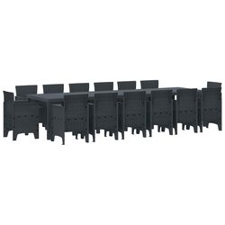 Practical 15-Piece Dining Set for Outdoor Gatherings