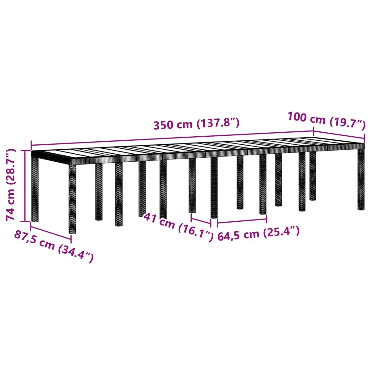 15-Piece Dining Set for Outdoor Gatherings
