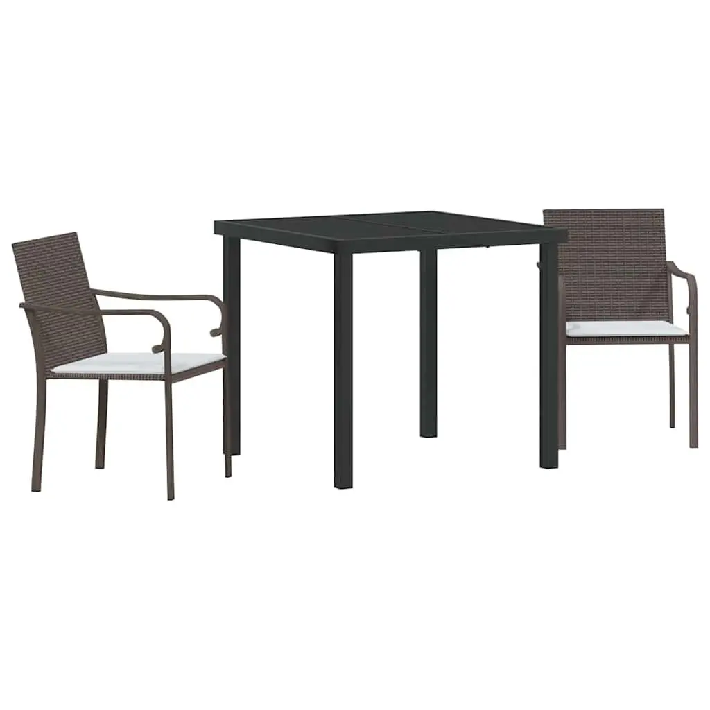 3 Piece Outdoor Dining Set for Gardens