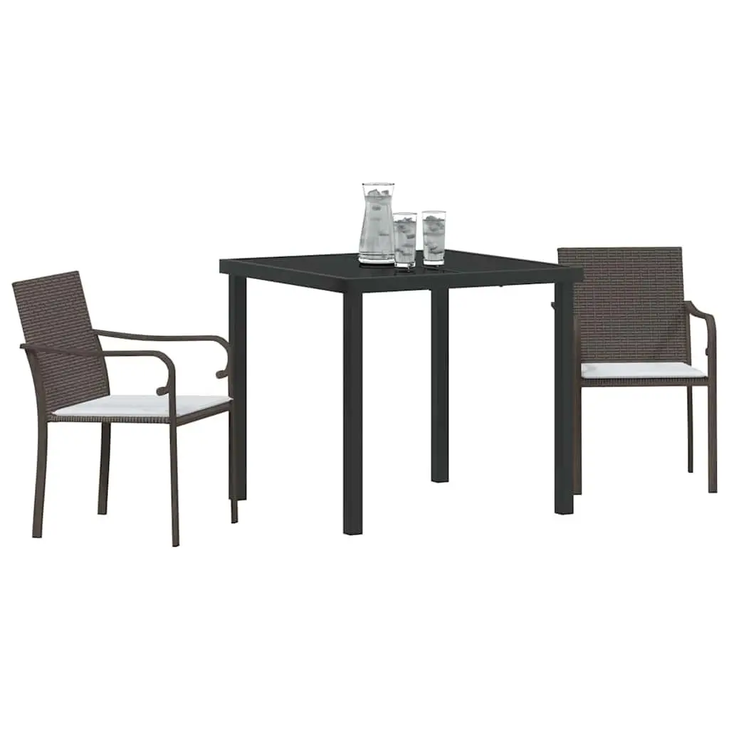 3 Piece Outdoor Dining Set for Gardens