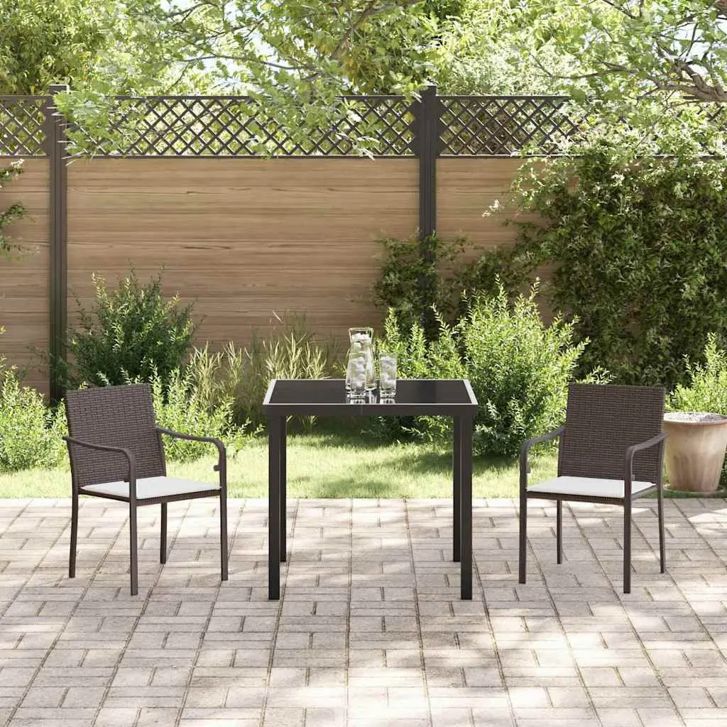 3 Piece Outdoor Dining Set for Gardens
