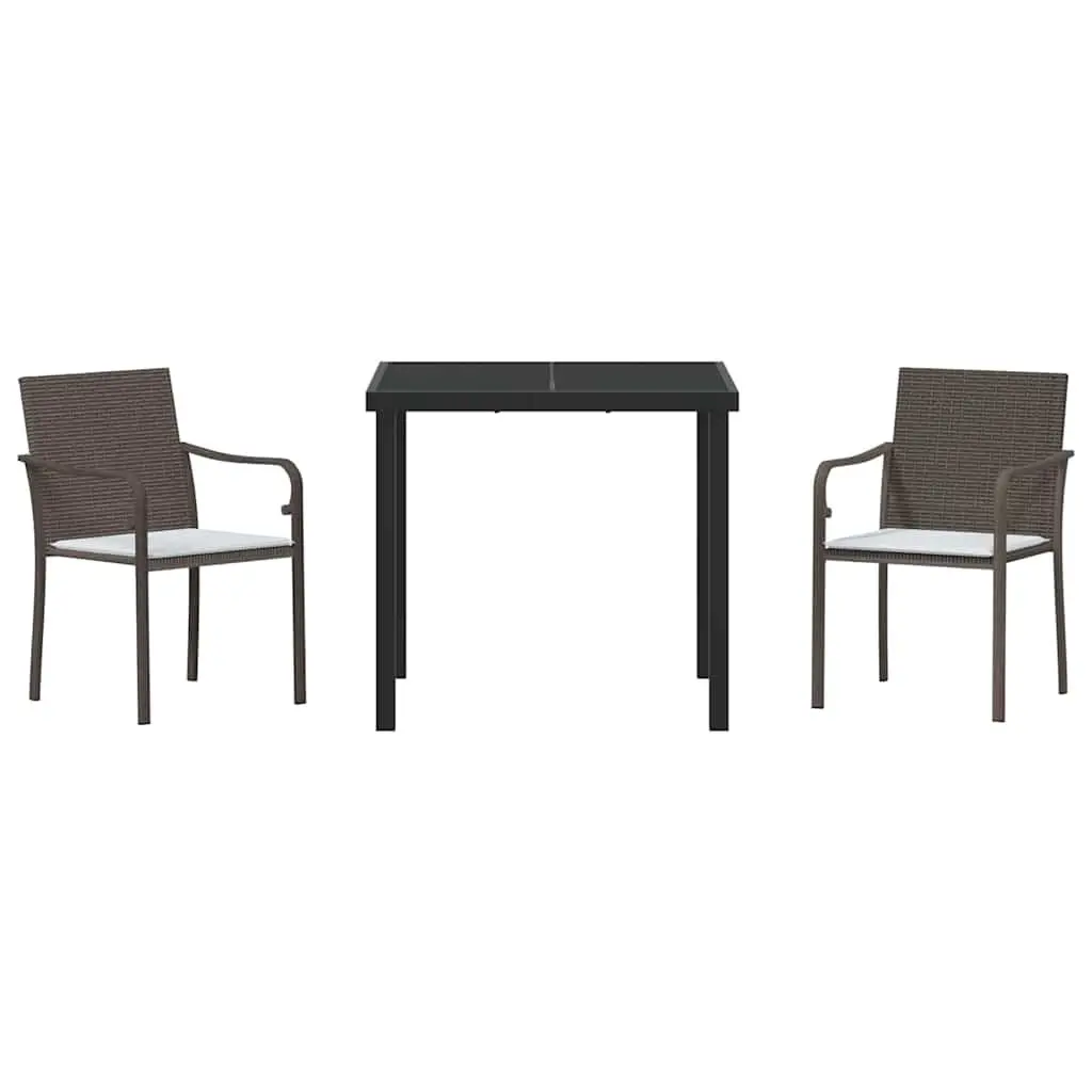 3 Piece Outdoor Dining Set for Gardens