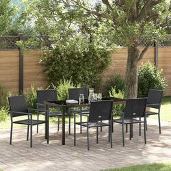 Ideal 7-Piece Dining Set for Gardens and Terraces