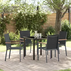 Practical 5-Piece Dining Set for Outdoor Use