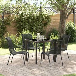Practical 5-Piece Dining Set for Casual Outdoor Use