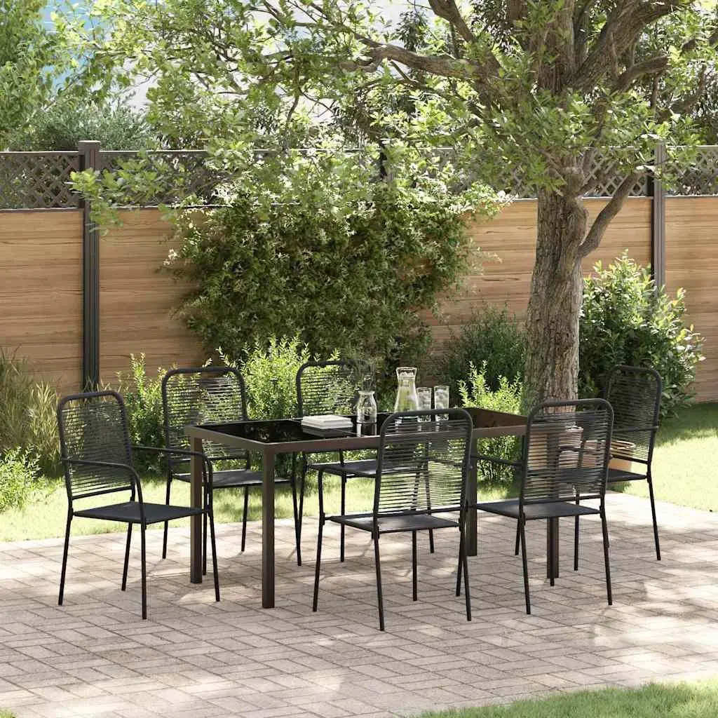 7-Piece Garden Dining Set for Outdoor Use