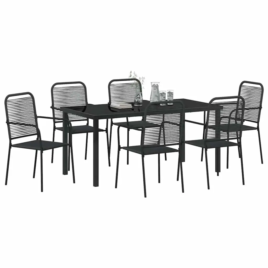 7-Piece Garden Dining Set for Outdoor Use