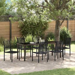 Practical 7-Piece Dining Set for Outdoor Use