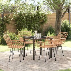 Practical 5-Piece Dining Set for Everyday Outdoor Use