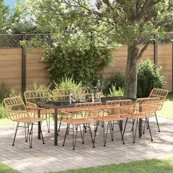 Versatile 9-Piece Outdoor Dining Set for All Spaces