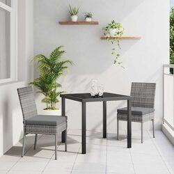Practical 3-Piece Dining Set for Outdoor Living