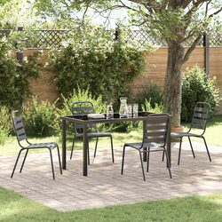 Practical Outdoor Dining Set - 5 Pieces for Any Setting