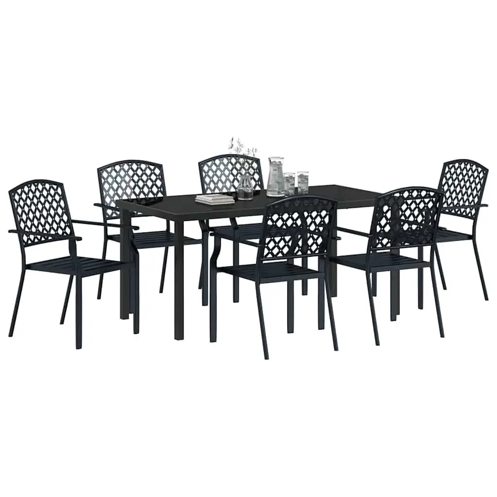 7-Piece Garden Dining Set for Outdoor Use