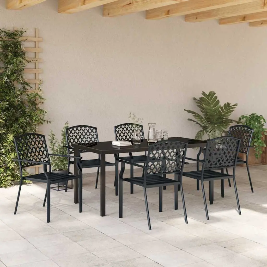 7-Piece Garden Dining Set for Outdoor Use