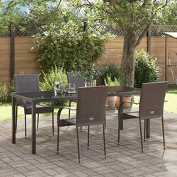 Functional 5-Piece Outdoor Dining Set for Versatile Use