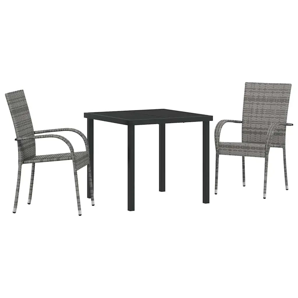 3-Piece Dining Set for Patios and Gardens