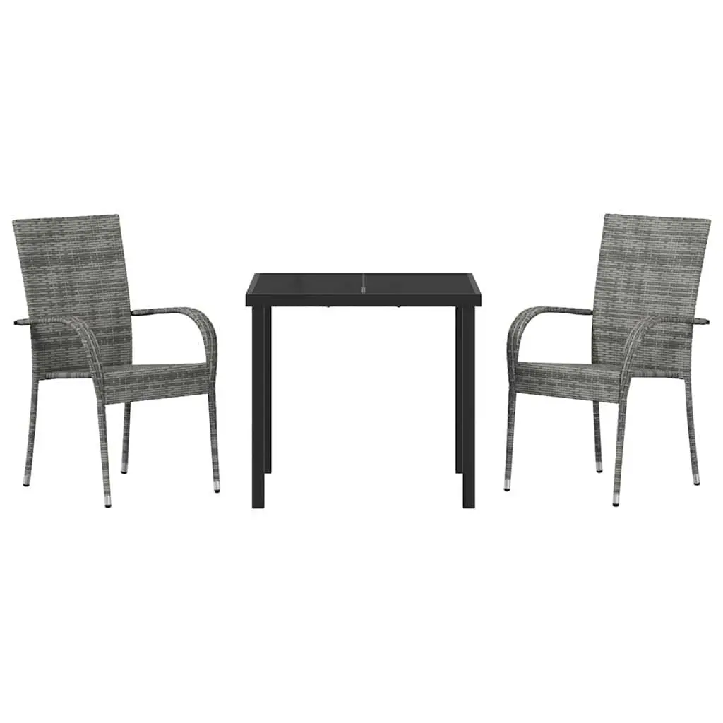 3-Piece Dining Set for Patios and Gardens