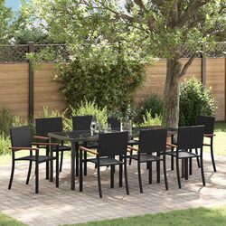Practical 9-Piece Dining Set for Your Outdoor Gatherings