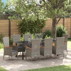 Practical 9-Piece Outdoor Dining Furniture Set