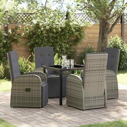 Versatile 5-Piece Dining Set for Any Outdoor Space